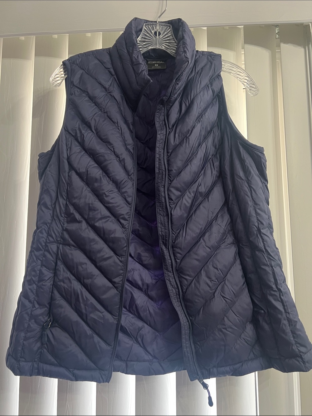 32 Degrees Navy Quilted Packable Vest Bundle of 4 vest, different colors